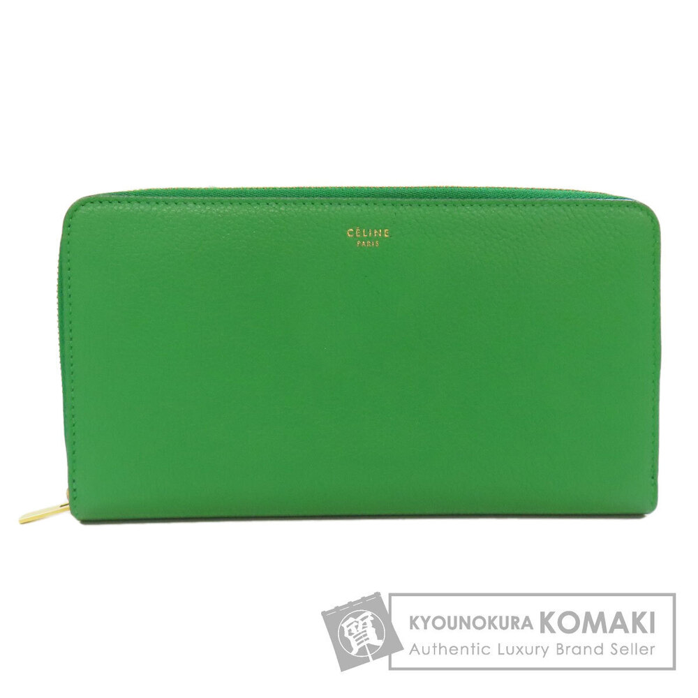 Celine Leather Long Logo Wallet - Picture 2 of 8